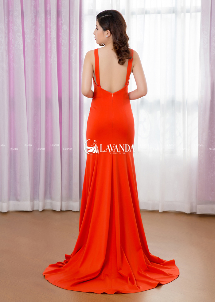 TRUMPET MERMAID JERSEY BRIDESMAID DRESS