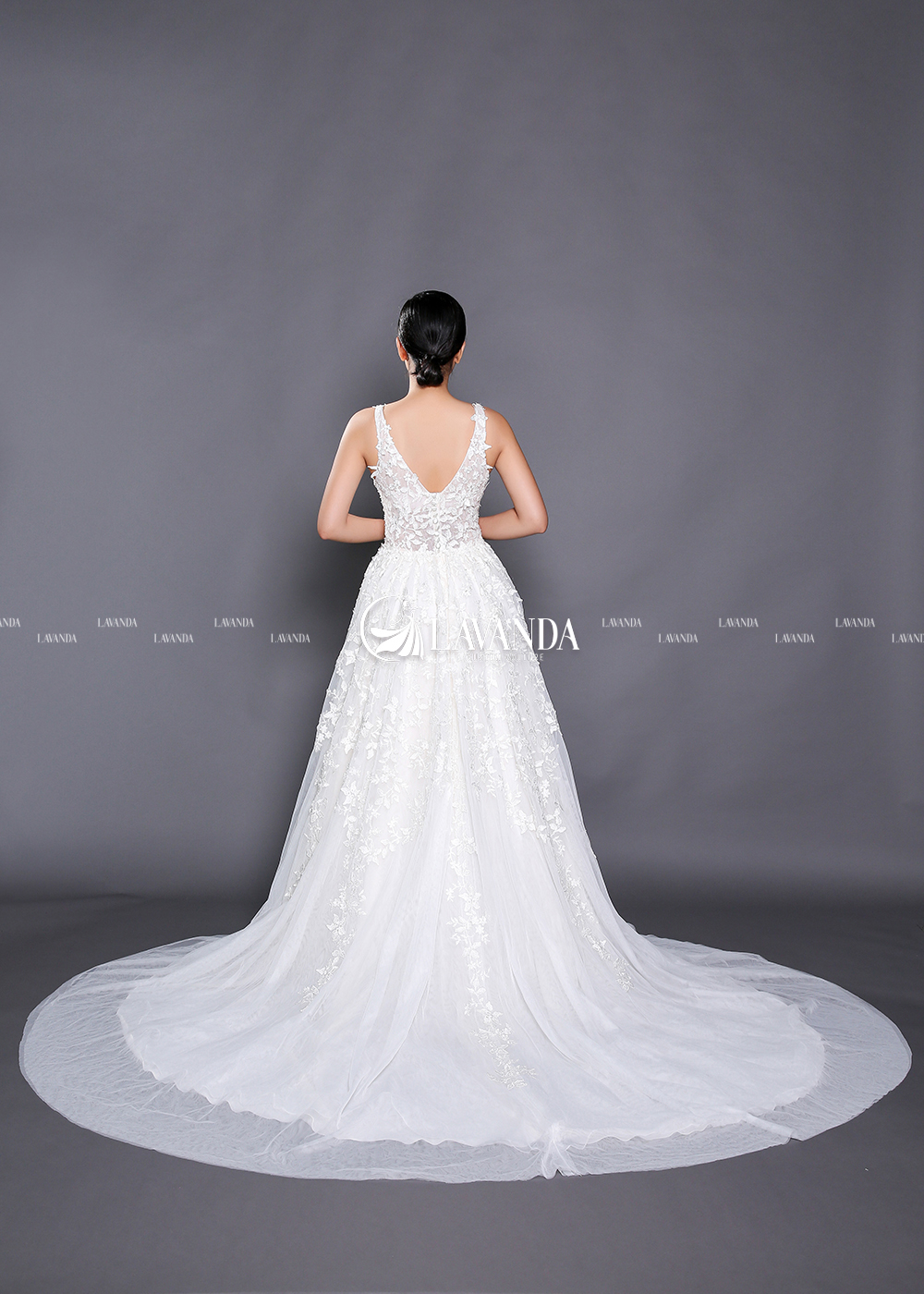 Ball Gown Wedding Dress with Floral Lace